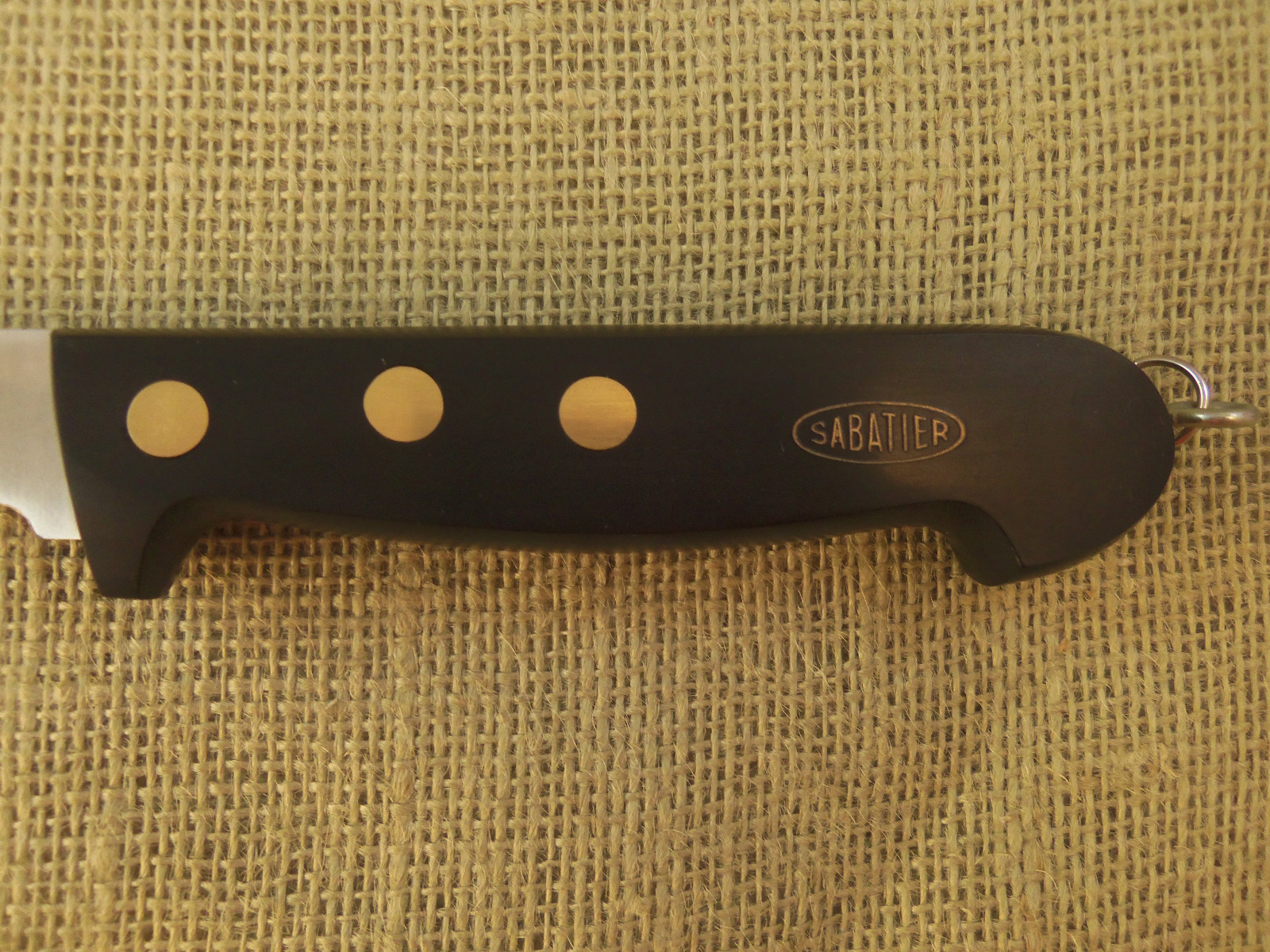 Professional Sabatier 5 inch Stainless Steel Boning Knife with Hanging Ring