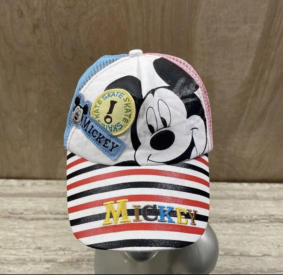 Disney Mickey Mouse Boys Trucker Hat Snapback Cap Multicolor