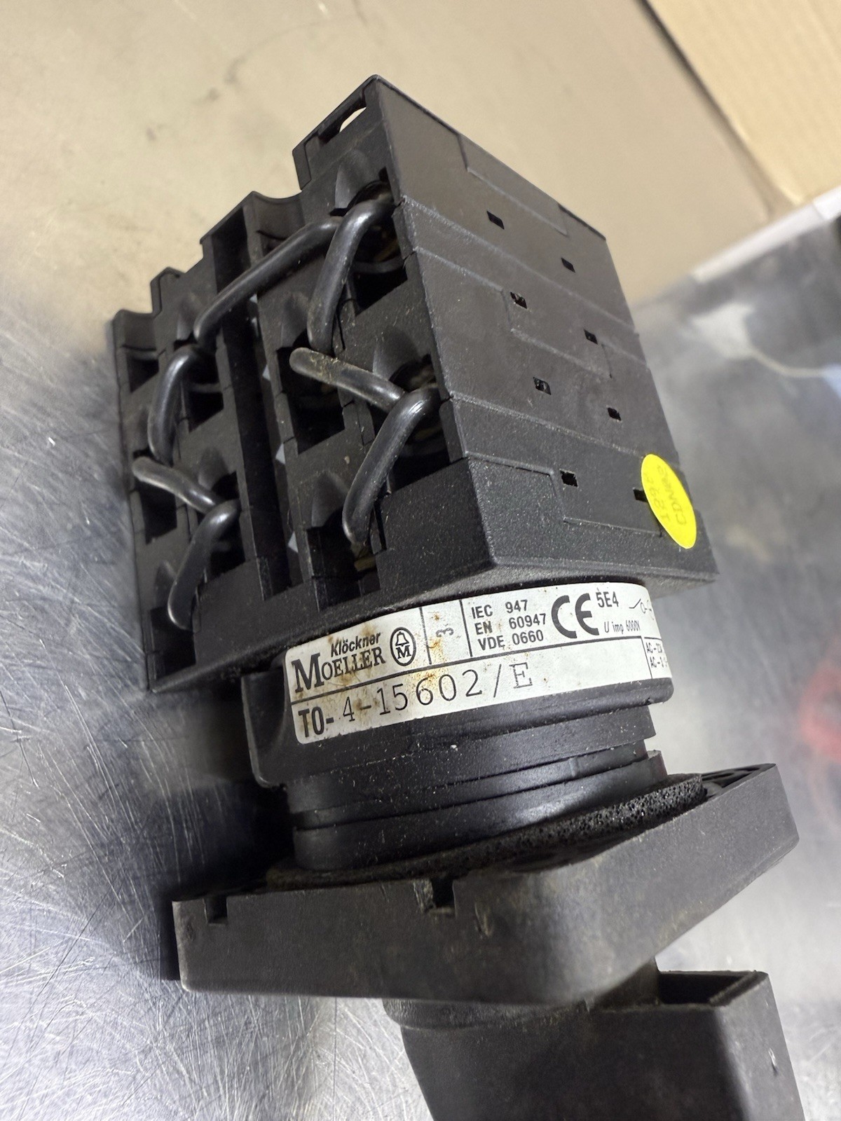Klockner Moeller T0-4-15602/E Rotary Selector Switch 10 Position