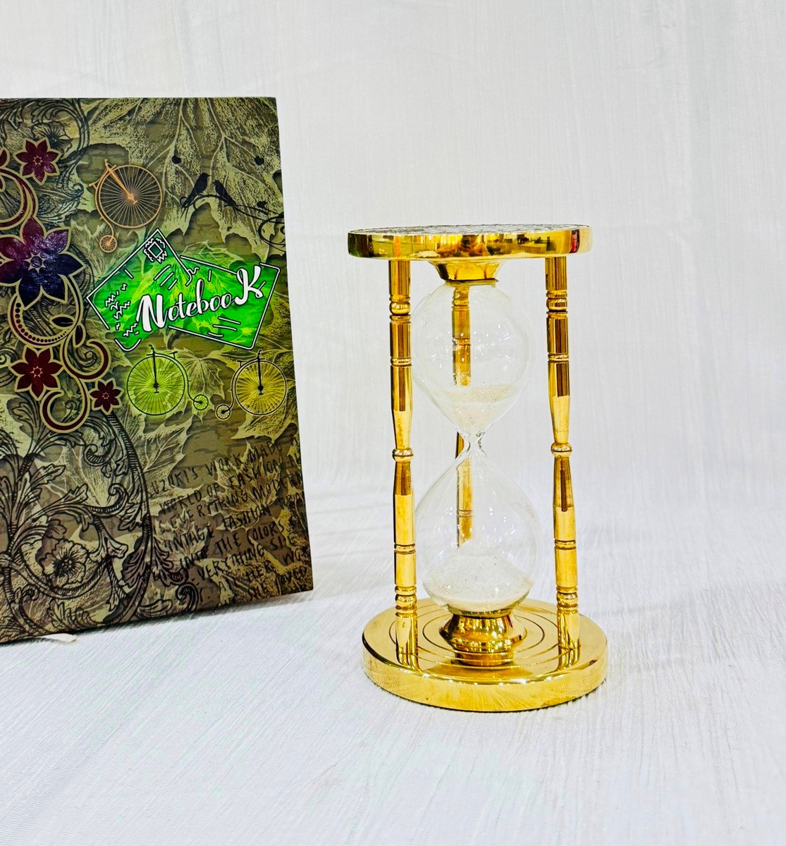 Brass Chess Sand Timer Marine Office Desk Decor