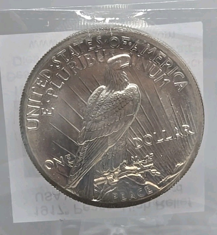1917 Peace Dollar Daniel Carr Broken Sword Token High Grade