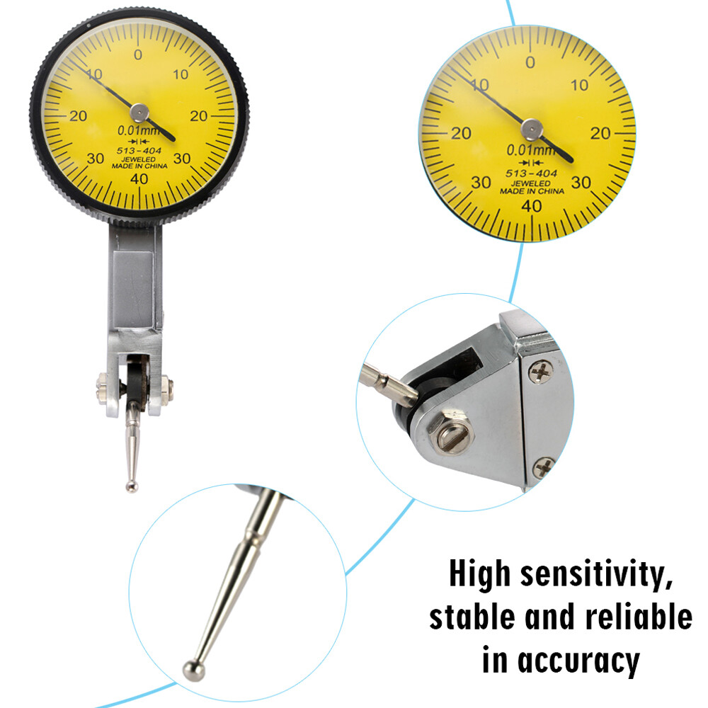 Shockproof Waterproof Leverage Dial Indicator and Flexible T8C8