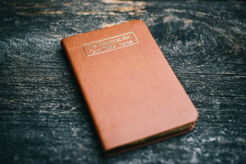 Pocket Erdnase Bible - Luxurious Orange Tan - Expert at the Card Table