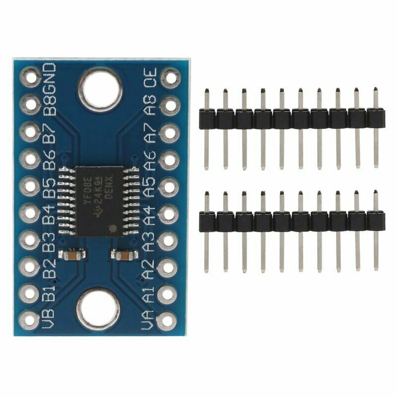 TXS0108E 8 Channel Logic Level Converter TTL 3.3V 5V Bi-Directional Mutual Model