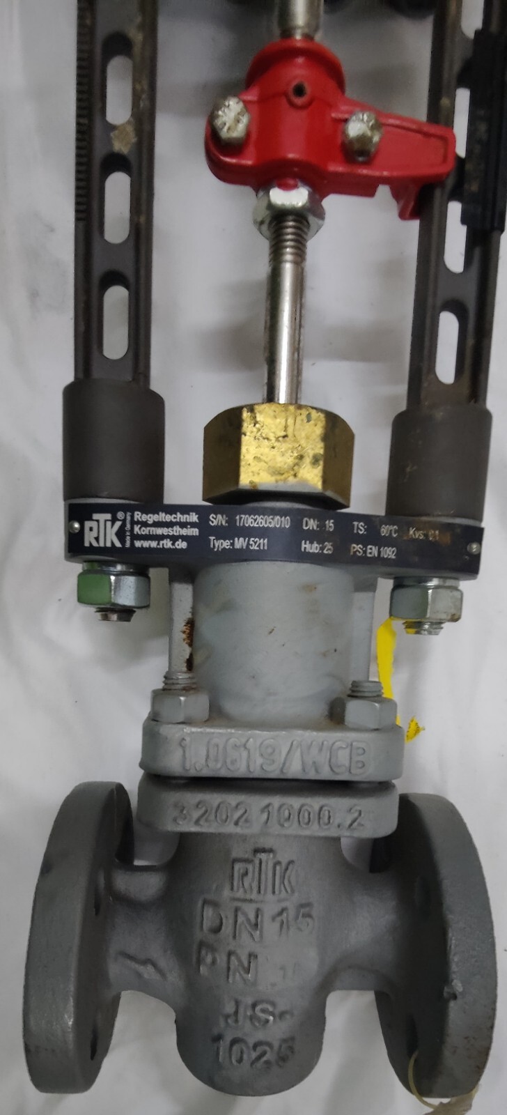 RTK Electric Actuator REact 30E -028 WITH MV 5211 REflex 2-way control valve