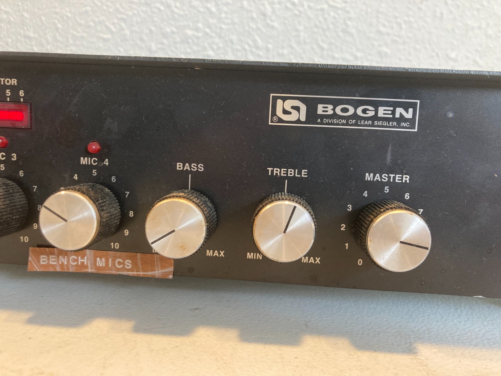 Bogen Amm-4 Amplifier With Rack Panel Mounts!