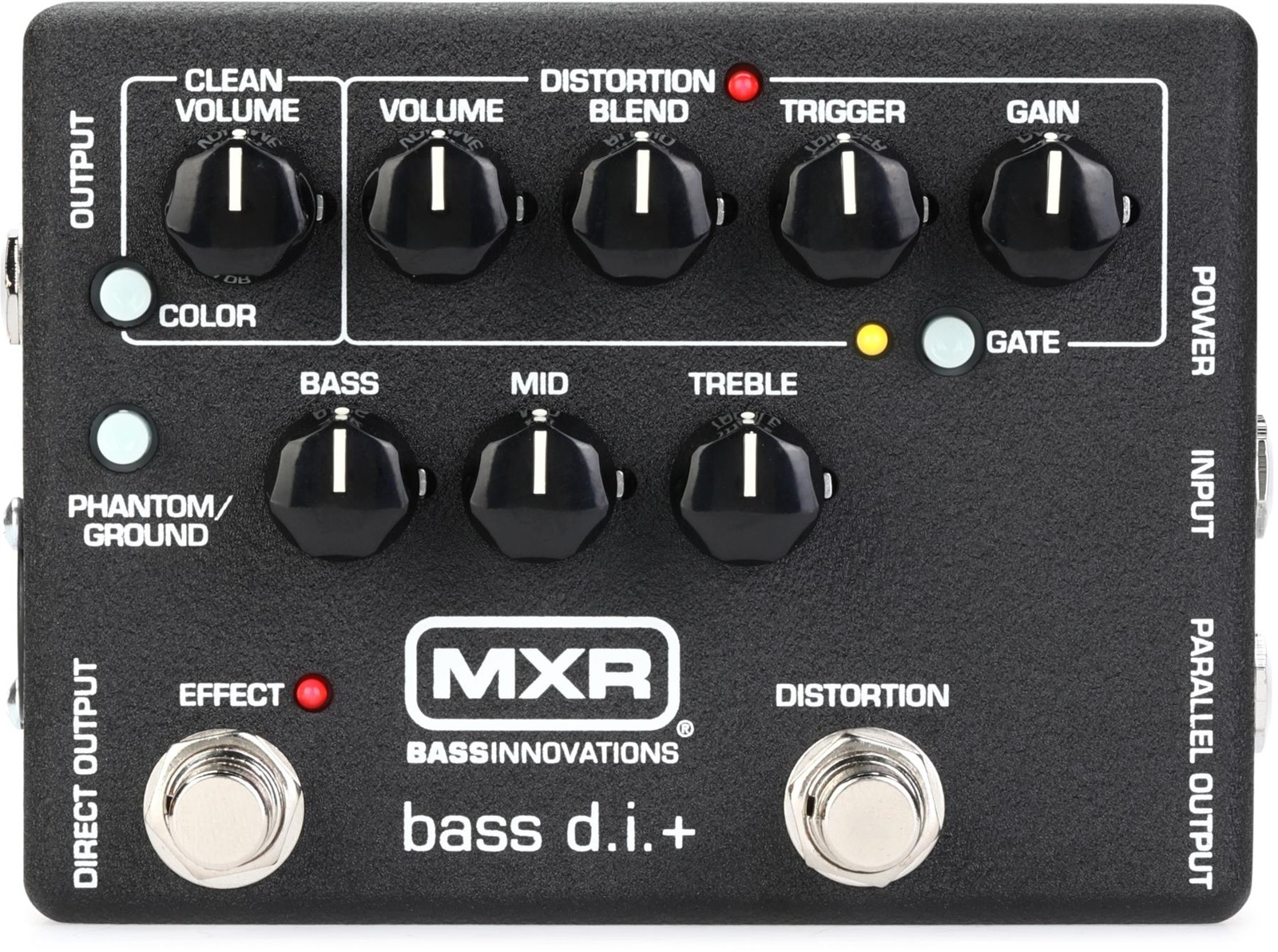 MXR M80 Bass D.I.+ Bass Distortion Pedal (2-pack) Bundle
