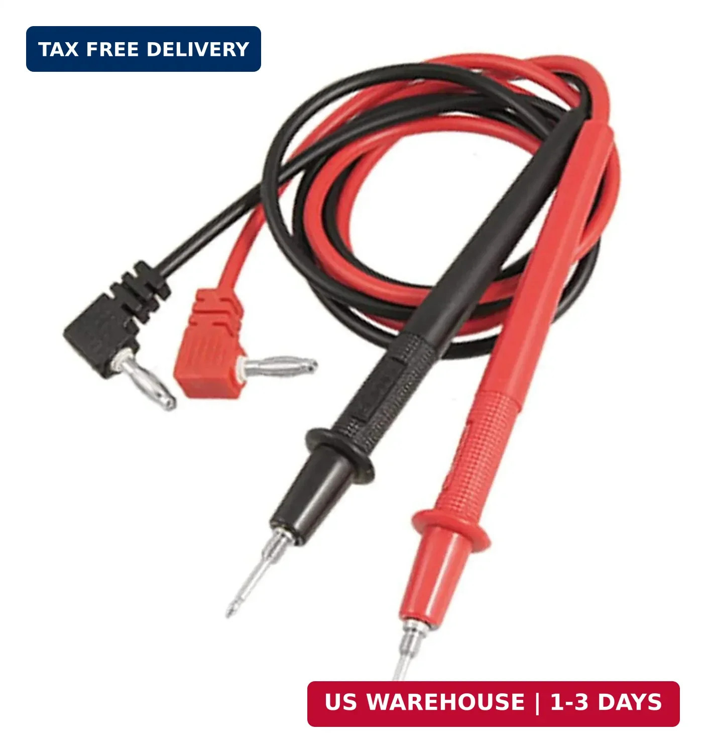 XMHF Digital Multimeter Banana Plug Connector Electrical Test Lead Probe Cable 1