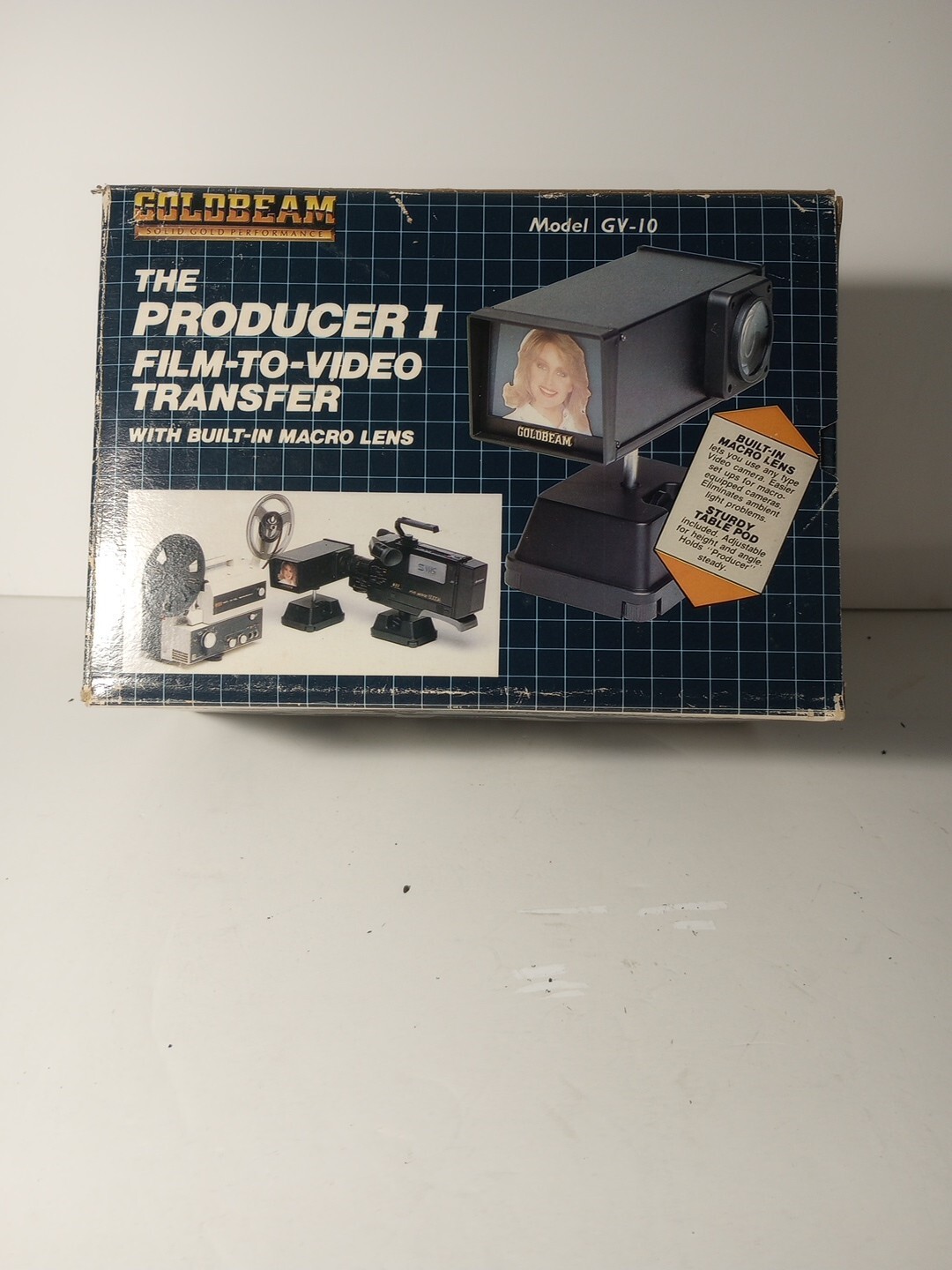 Film To Video Transfer Built In Macro Lenses Producer 1 Model Gv-10