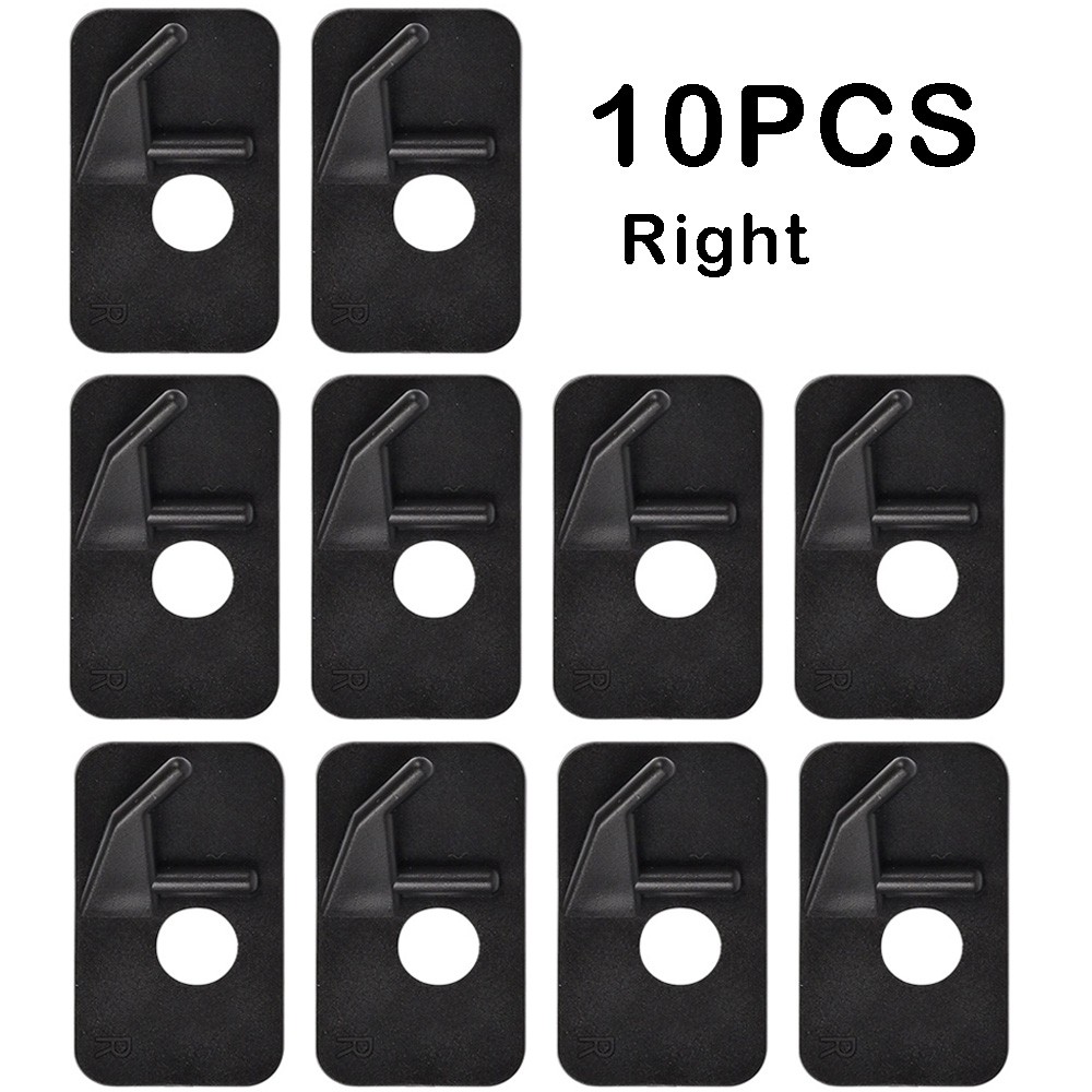 10PCS -Archery Arrow Rest Plastic Self-Adhesive Recurve Bow Right Hand Target
