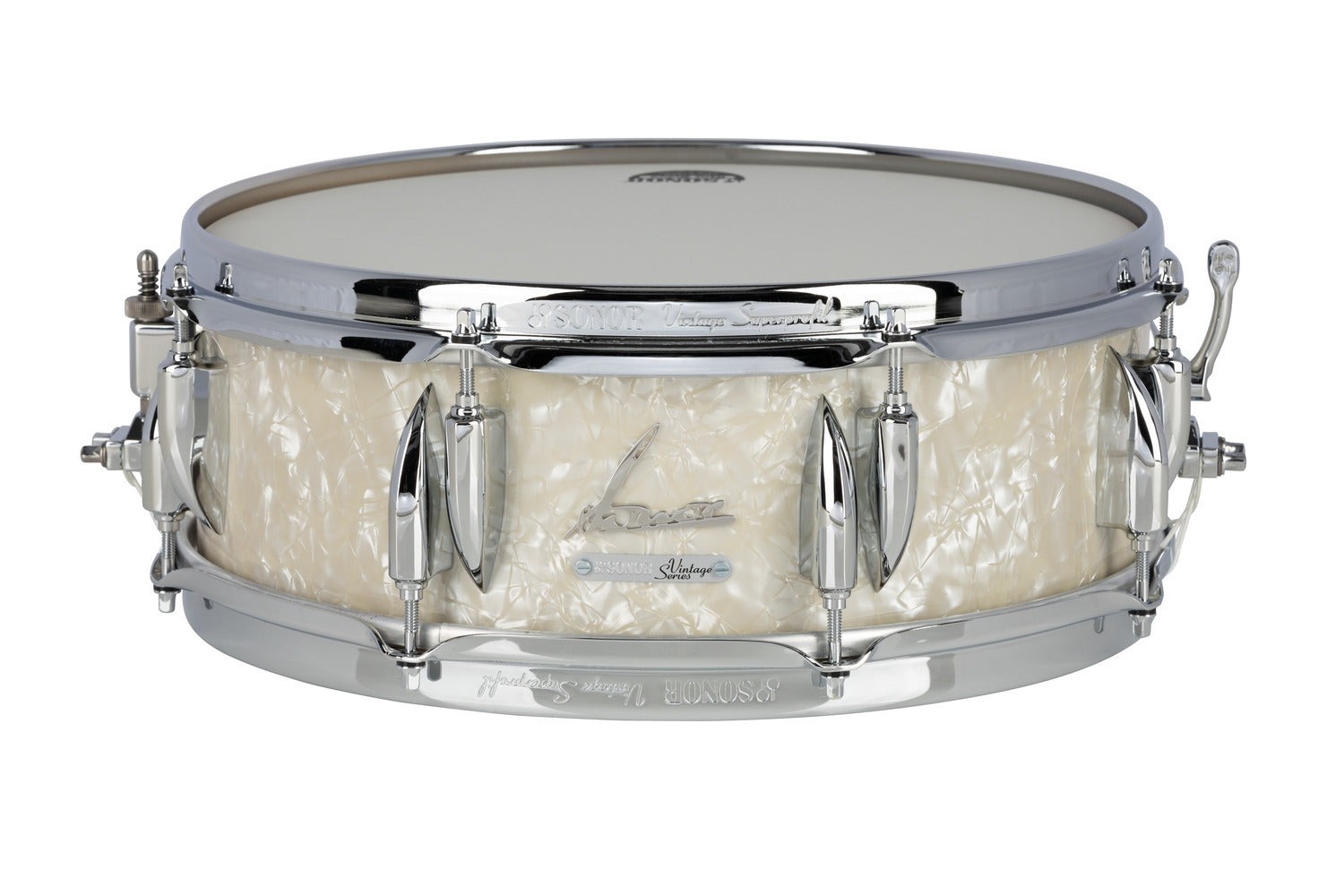 VINTAGE SERIES 14"X 5" SNARE DRUM-VINTAGE PEARL