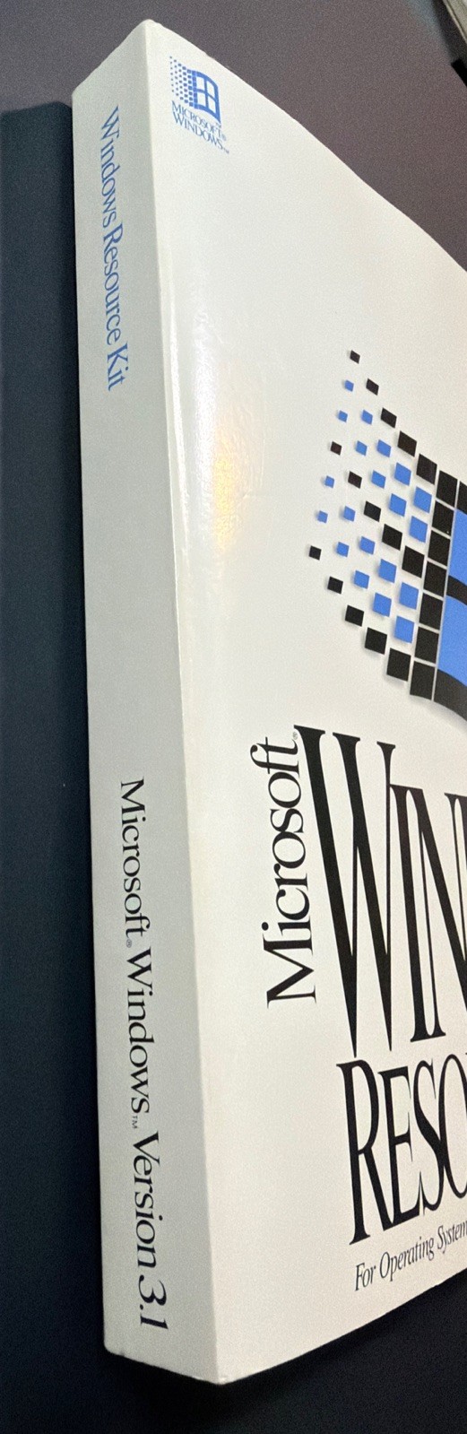 Microsoft Windows Resource Kit Ver 3.1 Book And Software New 1992
