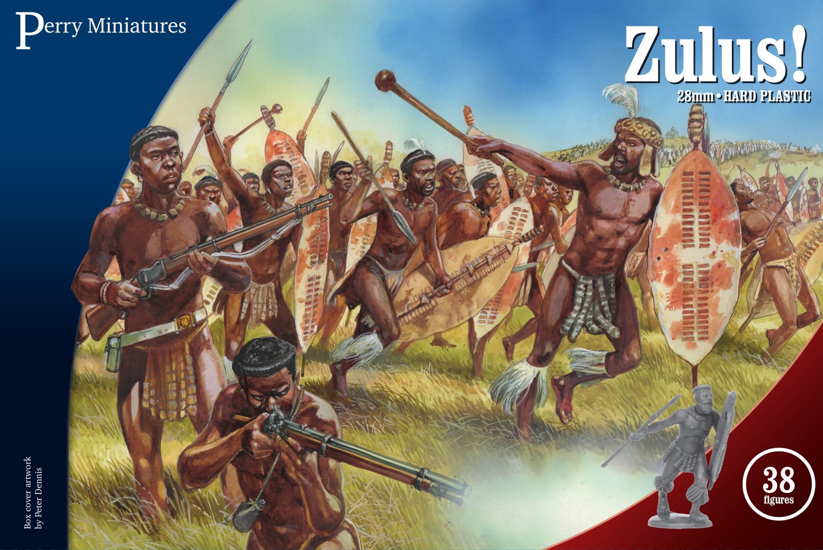 Perry Miniatures 28mm Historical Miniatures: Zulus! PMP VLW41