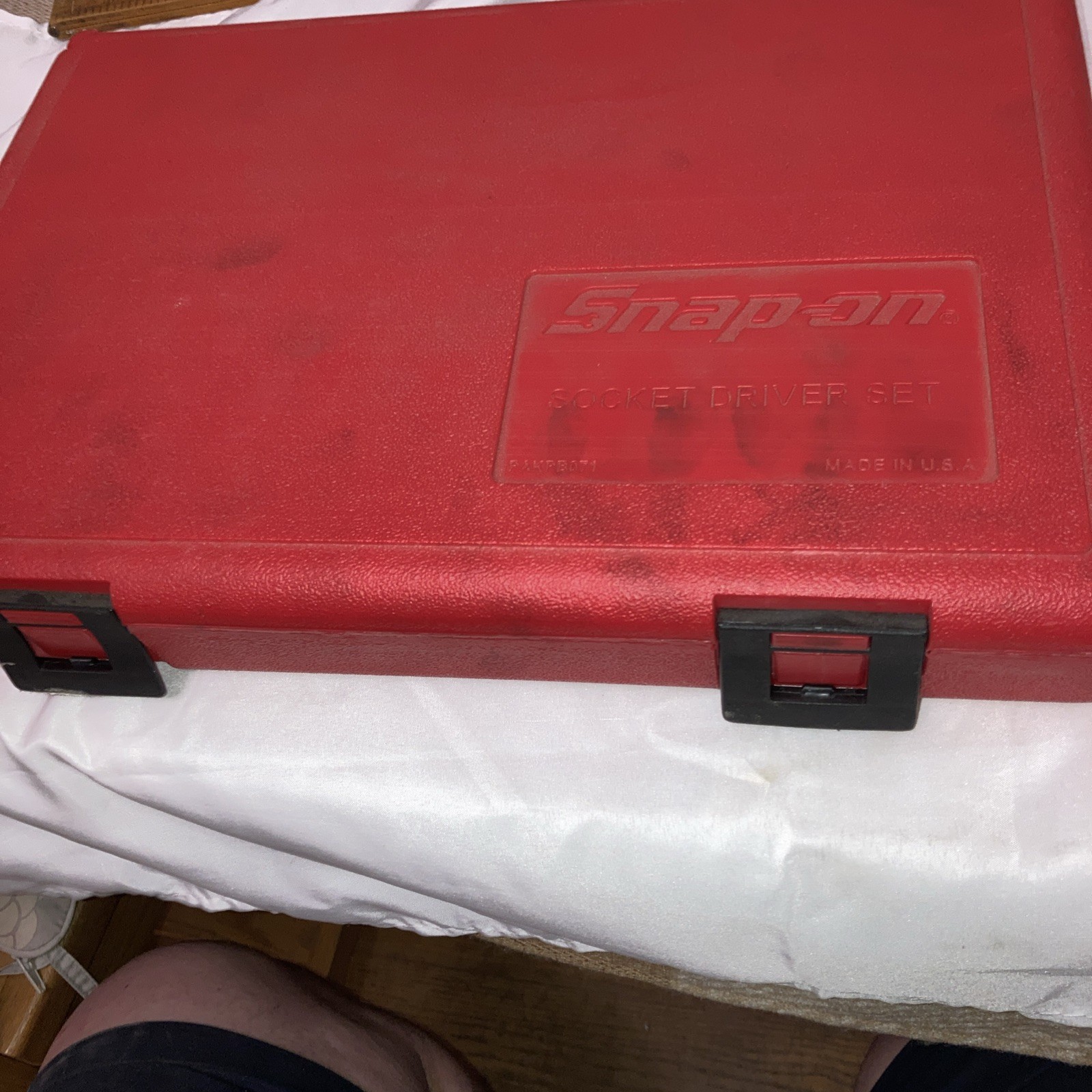 snap on tools usa 37pc hex torx bit set empty plastic case