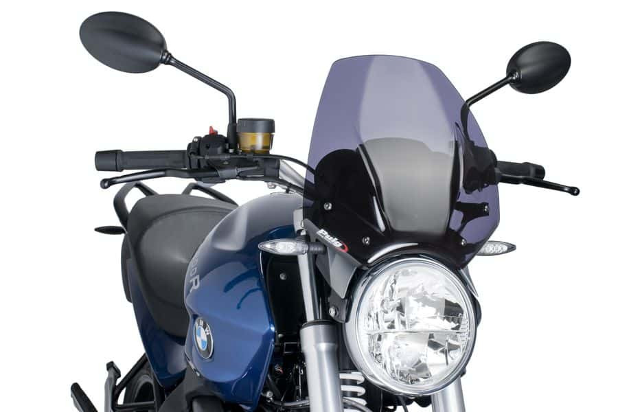 PUIG Windshield dome hand windshield accessory compatible with BMW R1200R 2006-2