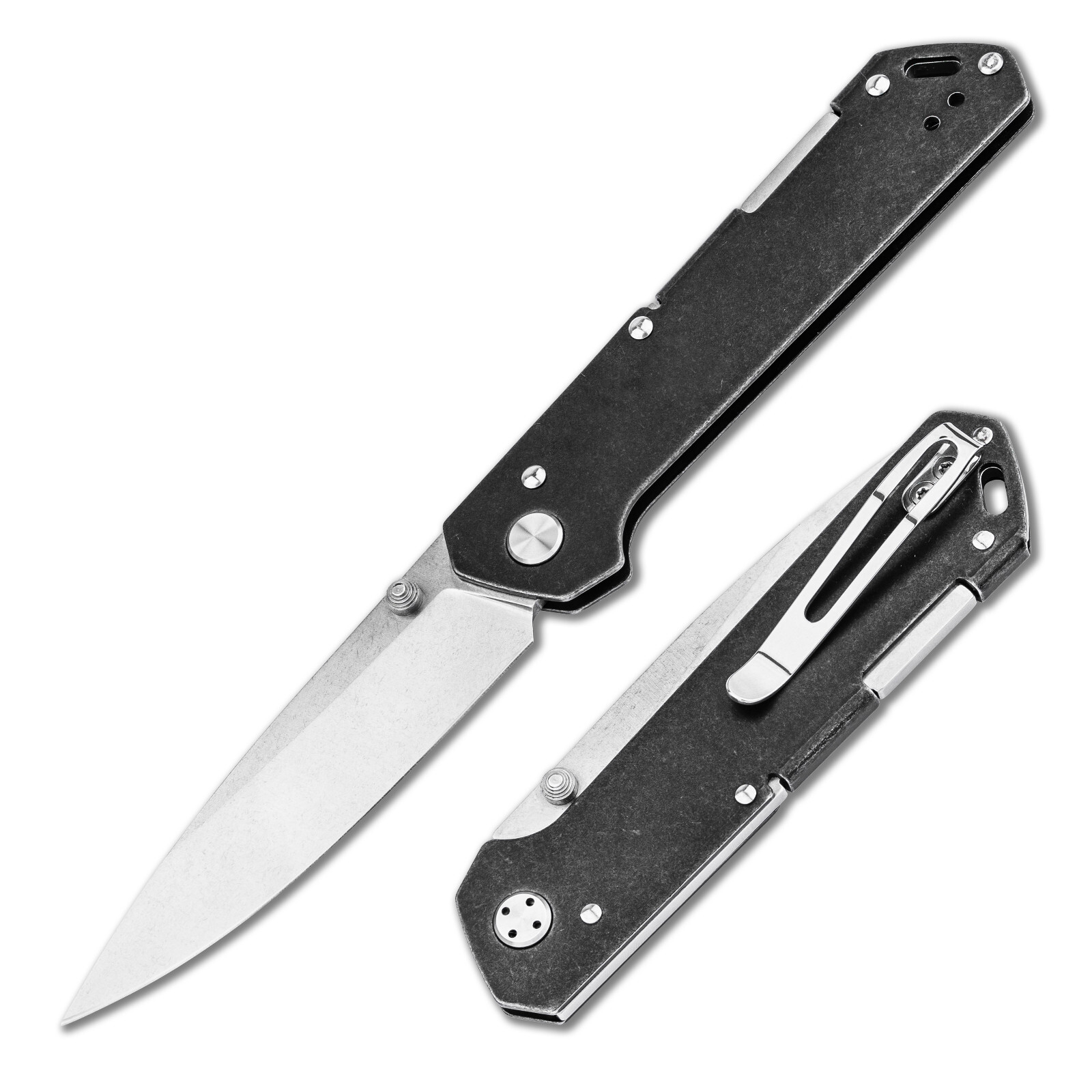 BOKER Kihon Bifold Folding Knife MagnaCut  Blade Steel Handle Thumb Stud 110314