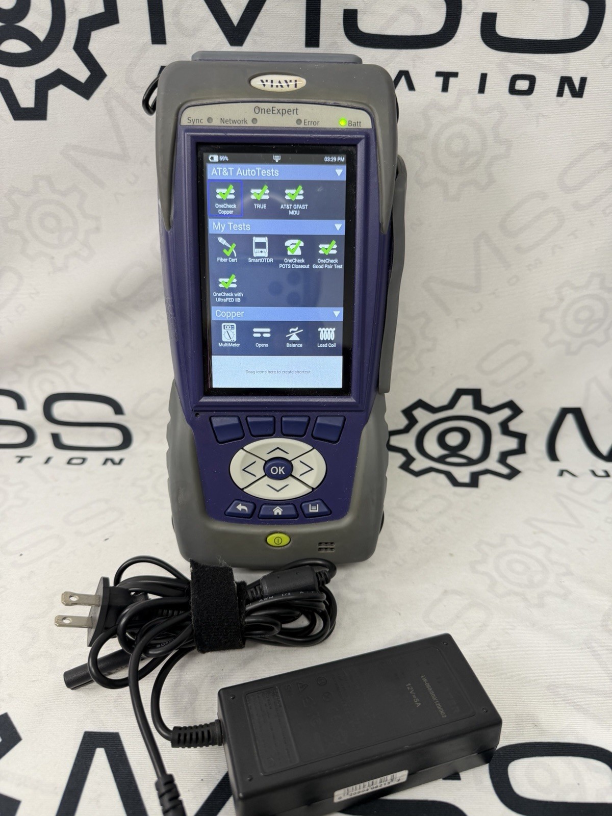 VIAVI OneExpert ONX-580P DSL G.fast Copper Fiber Ethernet Tester