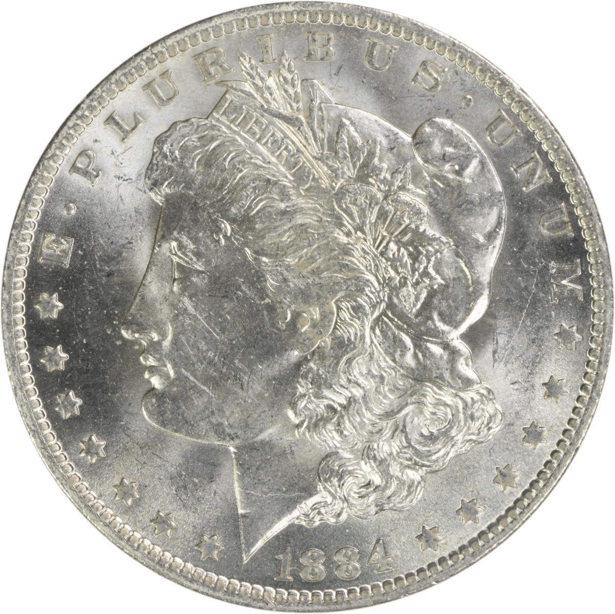 1884-O Morgan Silver Dollar Choice BU Uncertified #528