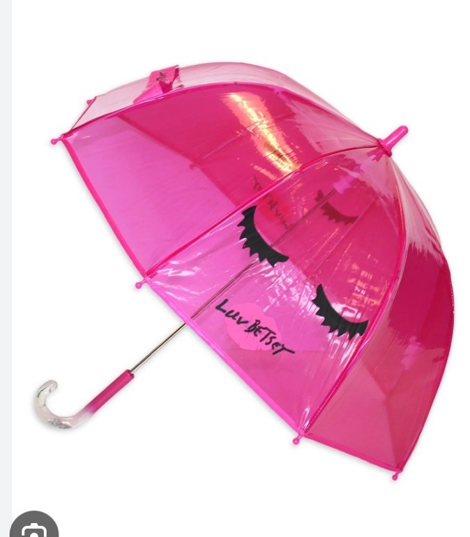 Luv Betsey by Betsey Johnson Pink Tint Kid’s Umbrella New With Tag