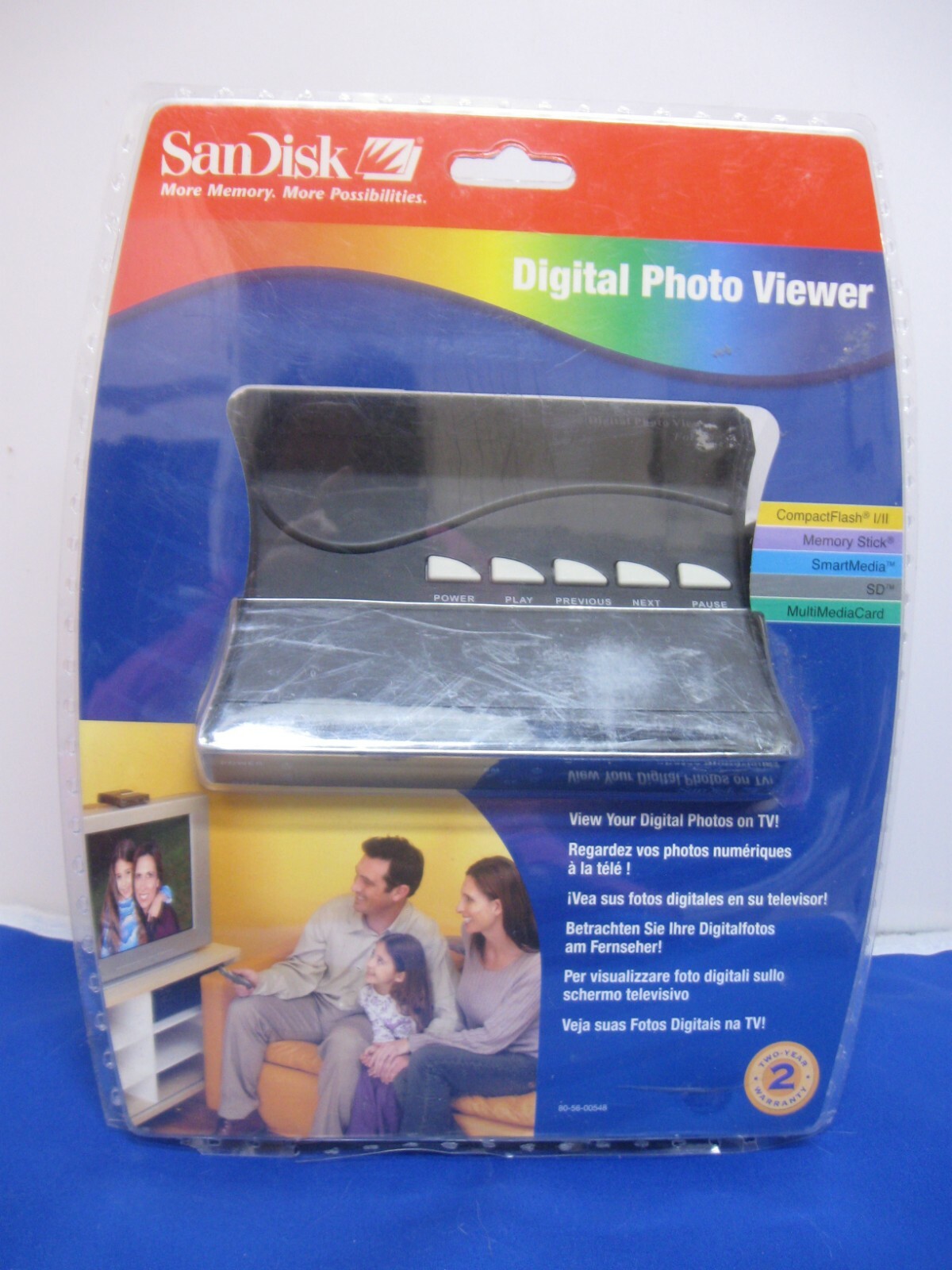 SanDisk Digital Photo Viewer Model # SDV1-A With Remote Control