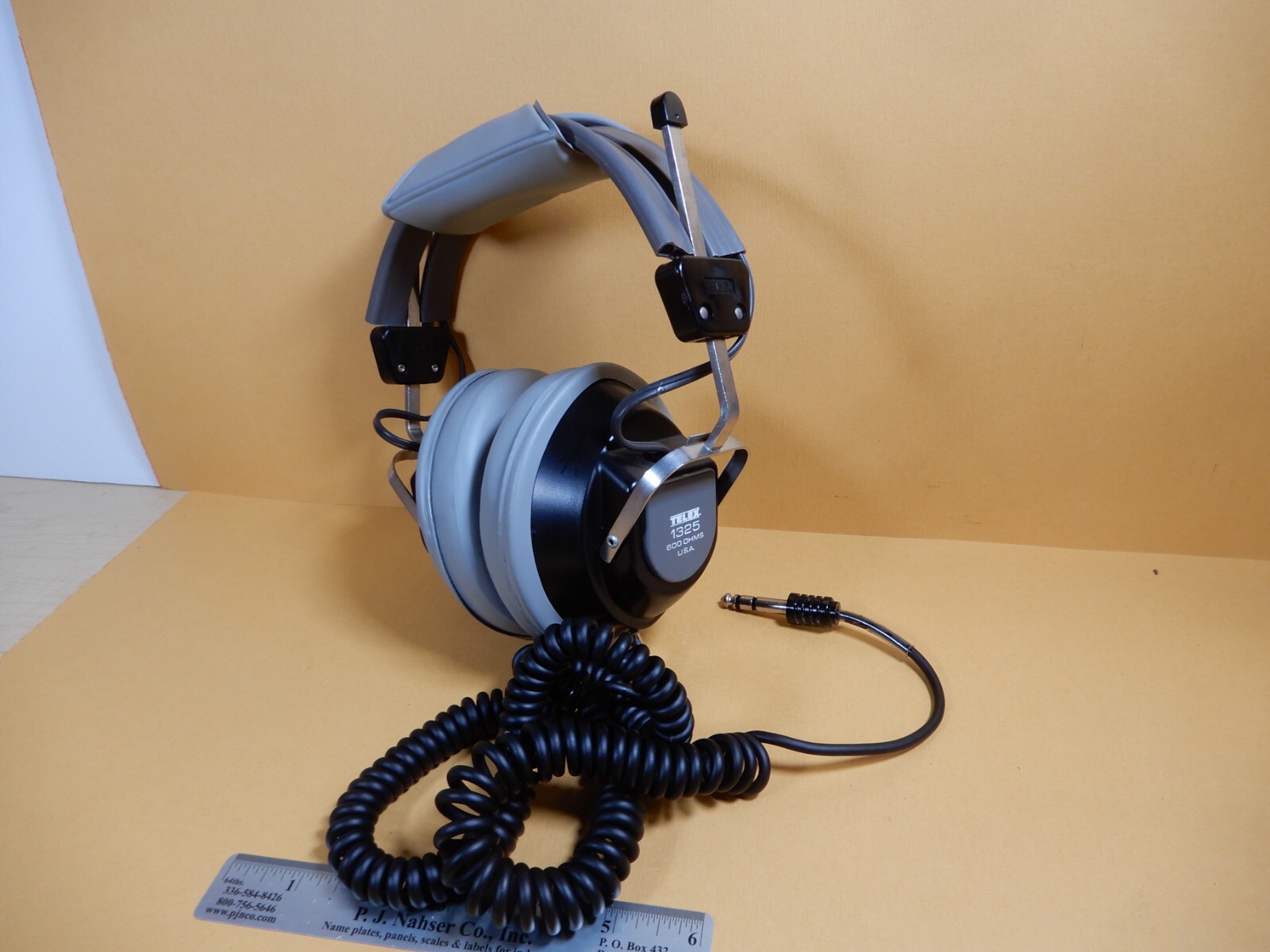 Telex 1325 Stereo Headset Great Used Condition