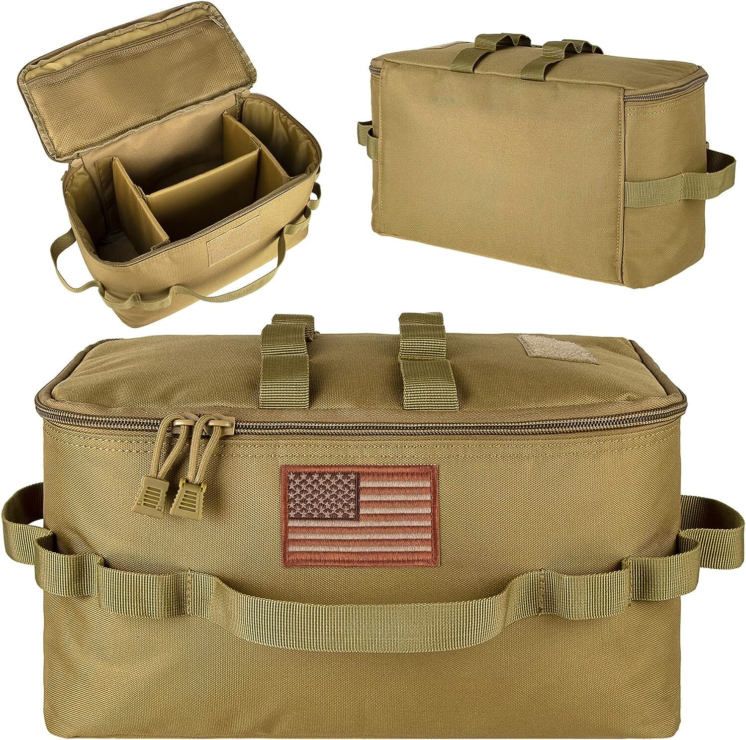 Tactical Camping Storage Bag Outdoor Utility Tote Bag Camping Cookware Organizer