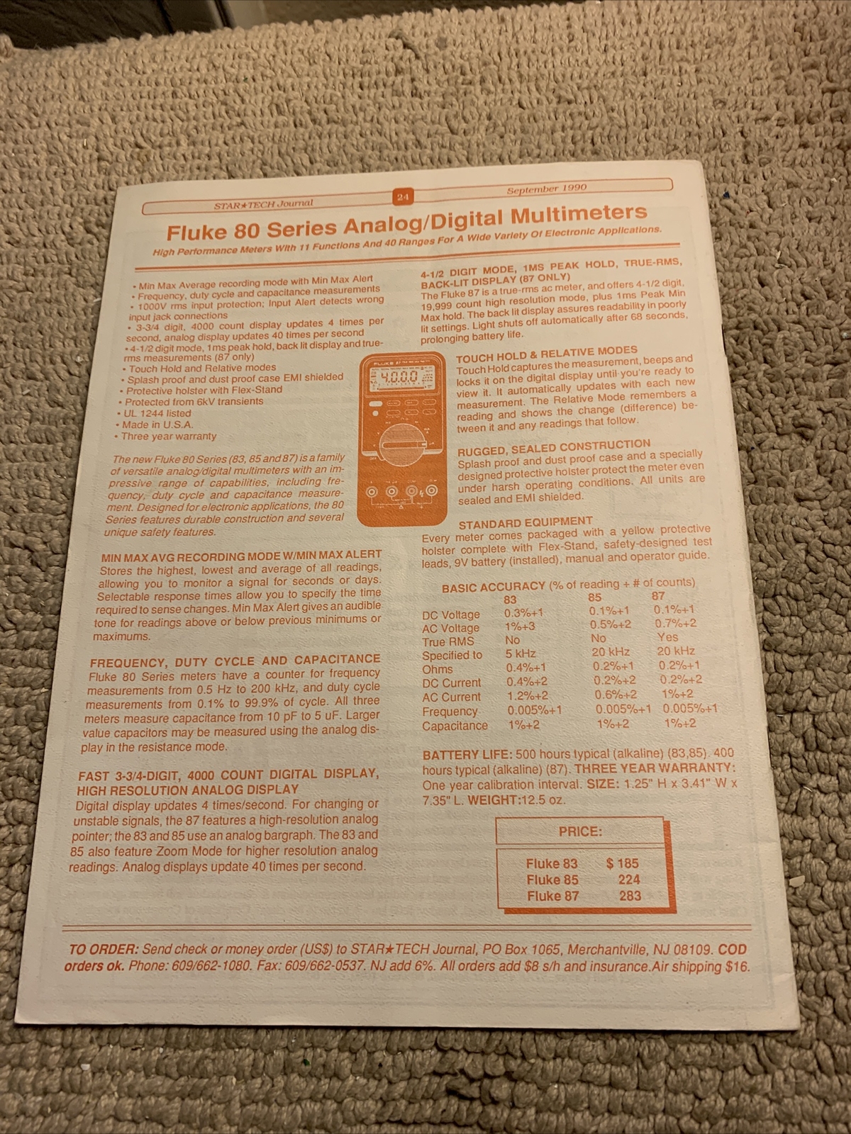1990 September Mac 9000 Pool sharks STAR TECH JOURNAL manual