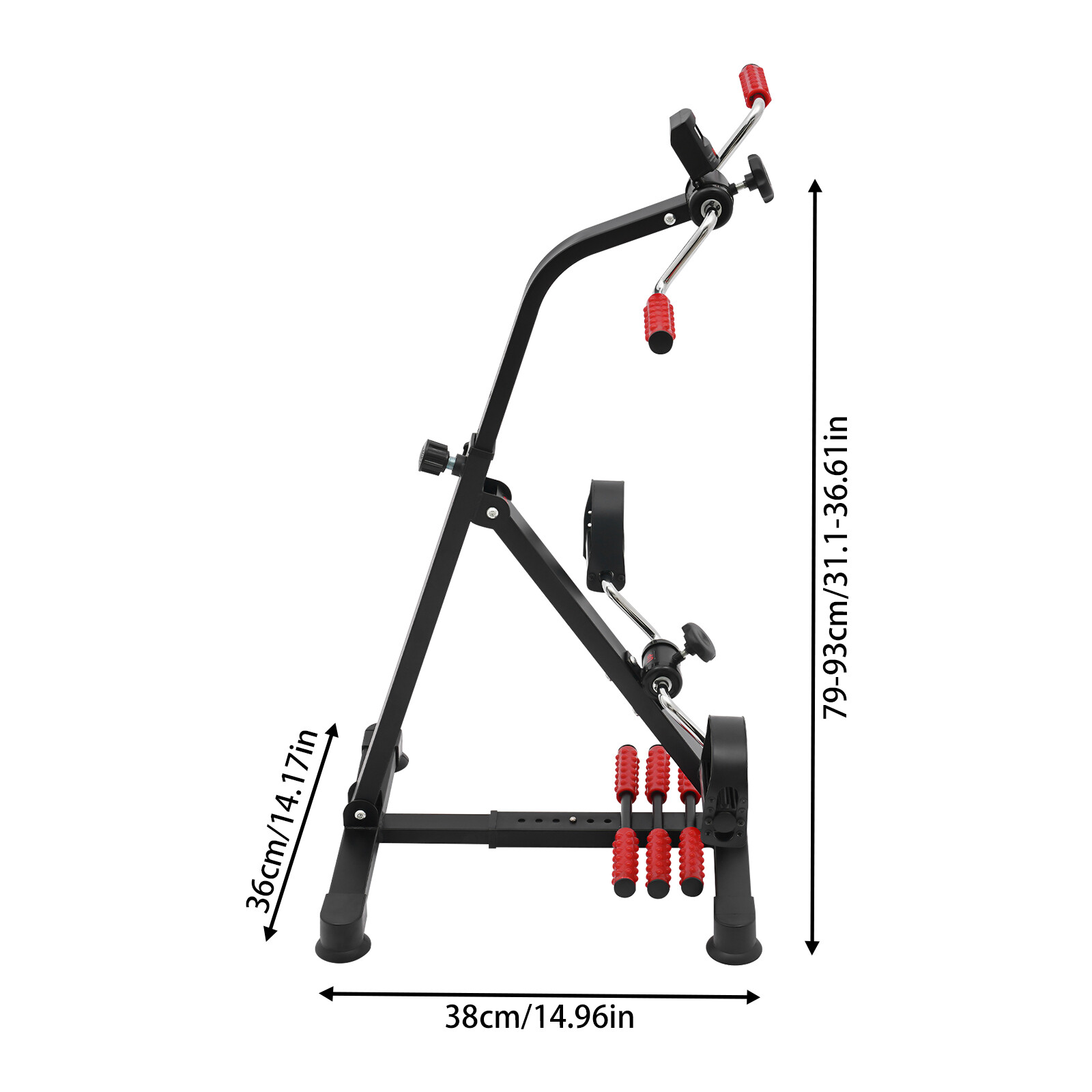Black Pedal Exerciser Bike, Fitness Bike, Exerciser Bike w/LCD screen display