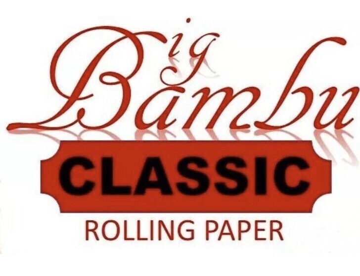 3 Packs Booklets of Big Bambu Cigarette Rolling Papers