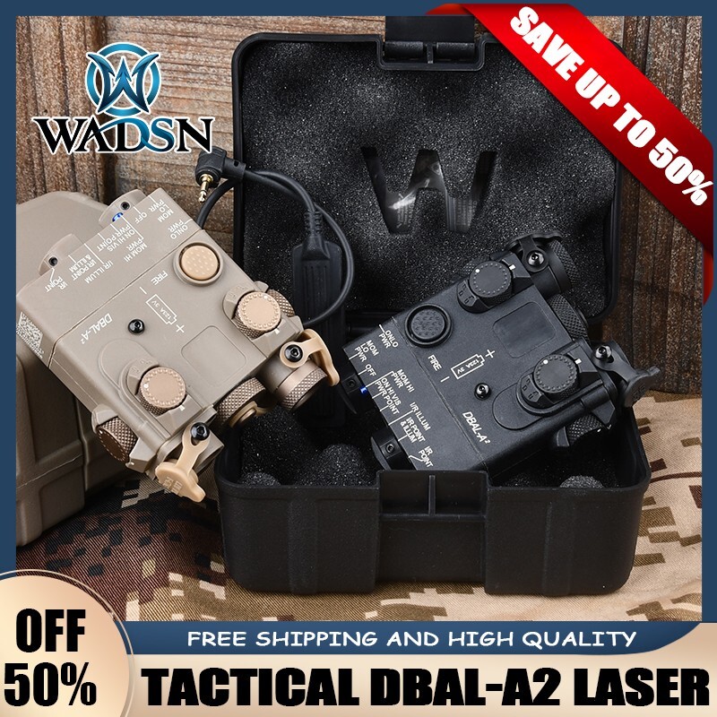 Tactical DBAL-A2 Green Red Infrared Aiming Laser With White Hunting Strobe Light