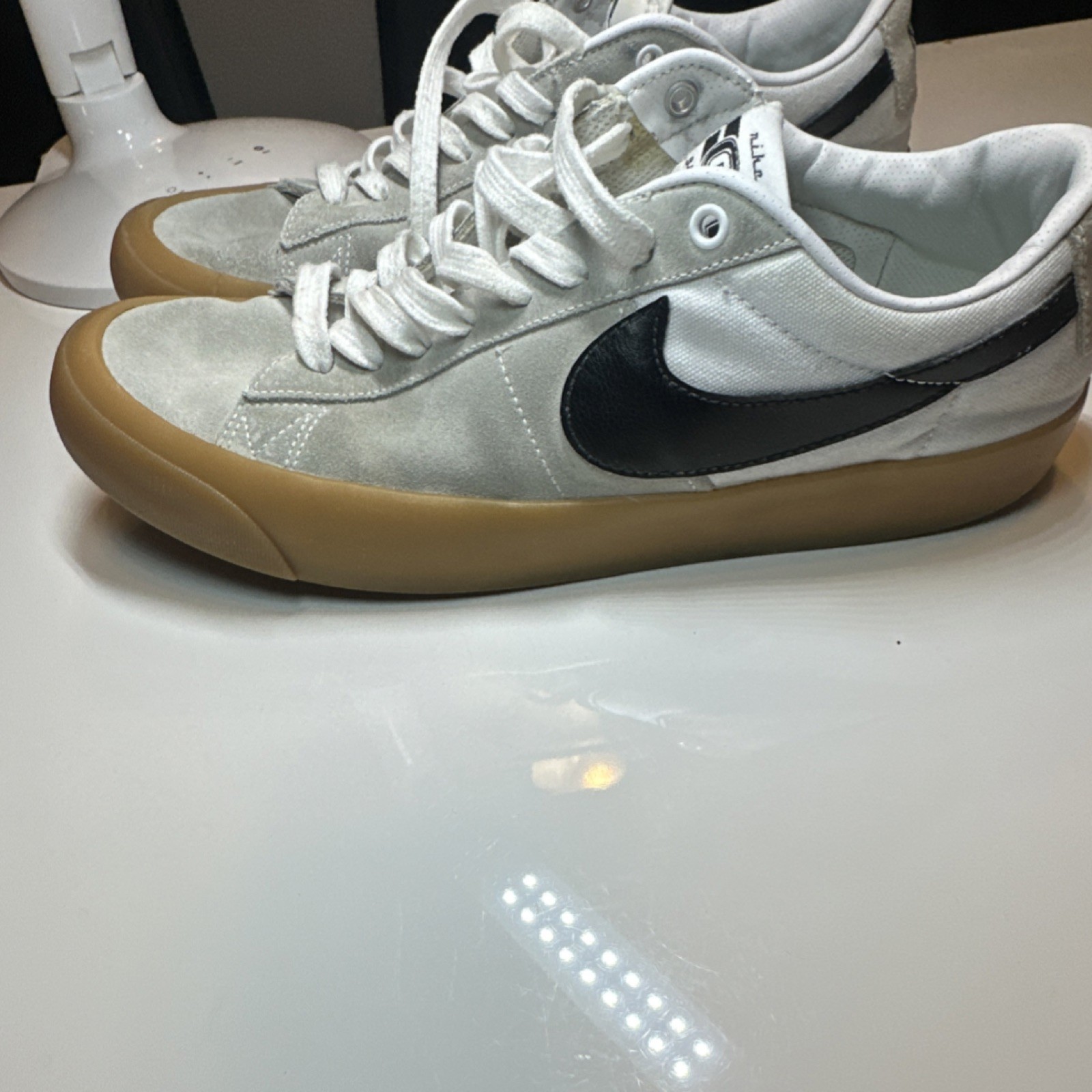 Nike GT Men's Skateboarding Shoes White Gum Sole US 10 UK 9 EUR 44