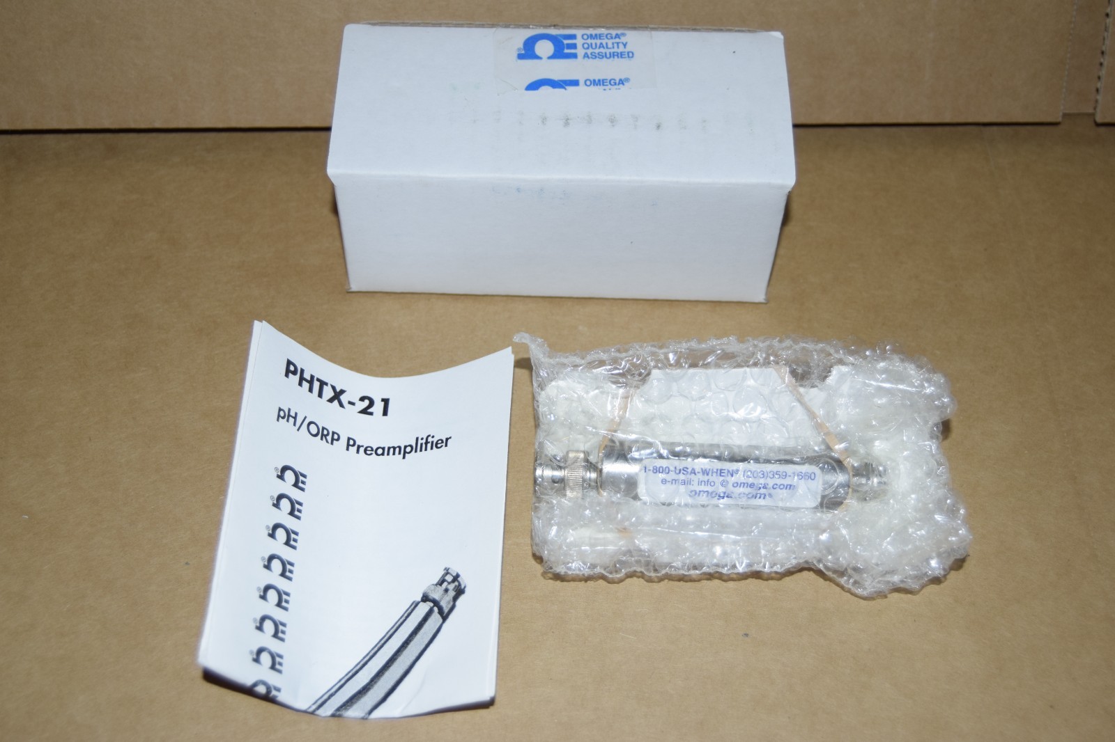 New! Omega PHTX-21 PH Preamplifier