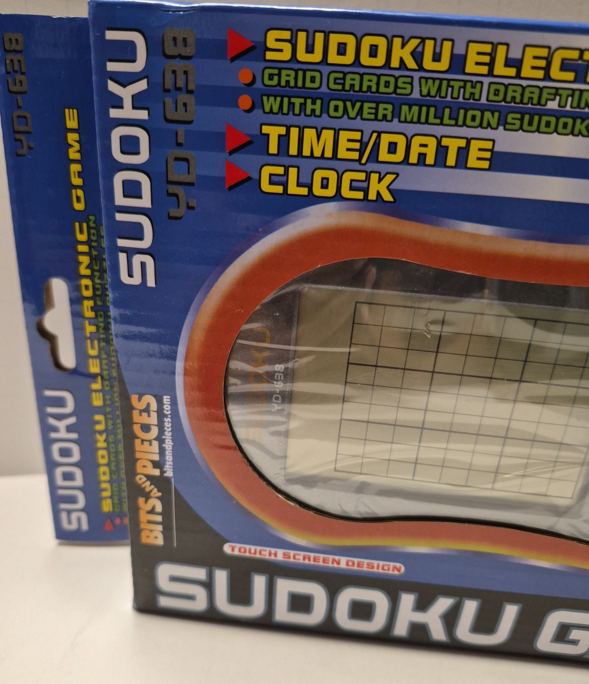 Sudoku Electronic Handheld Game YD-638 With Time Date Clock New