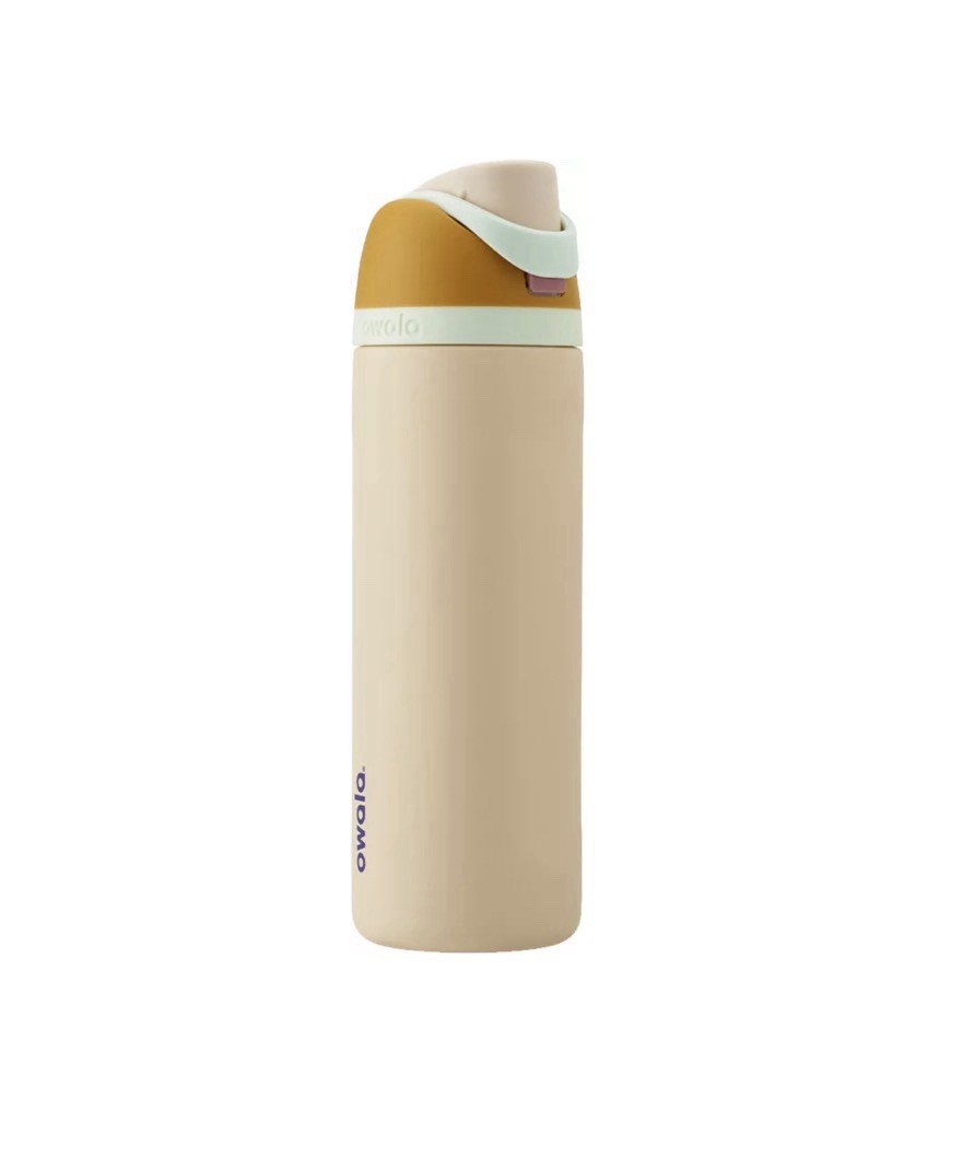 Owala FreeSip Stainless Steel Water Bottle / 24oz / Color: Water in the Desert
