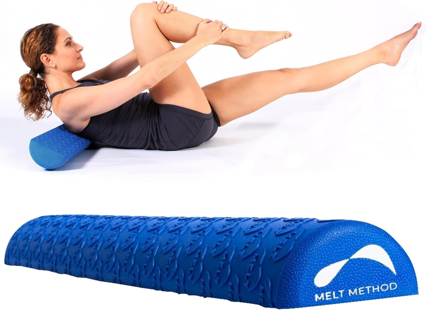 36" Half Foam Roller Low Density for Physical Therapy/Pilates Recovery