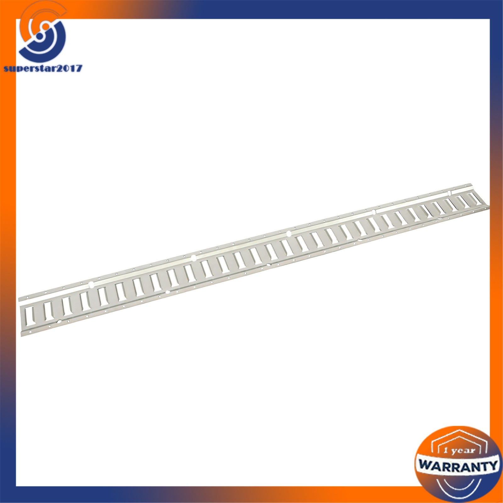 28PCS E-Track Kit 4x 5' Rails 8x Caps Straps O Rings Galvanized Silver