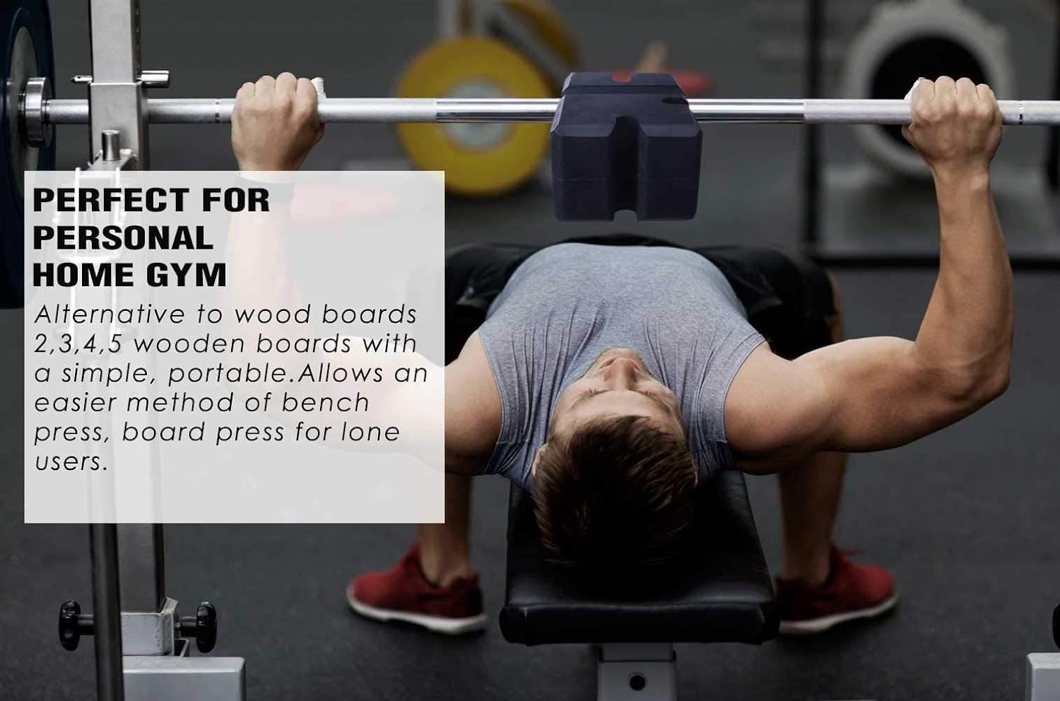 Multi-Functional Adjustable Bench Press Block for Serious Lifters - 2-5 Boards