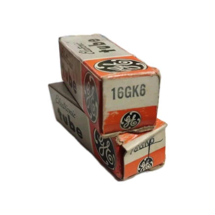 GE Electronic Tube 16GK6 Lot of 2 NEW in box Vintage Vacuum Tube