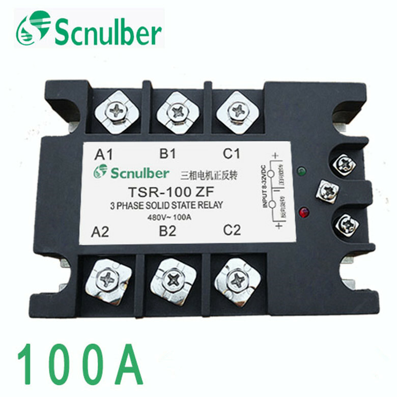 Scnulber Three-phase Motor Positive &Negative Solid State Relay TSR-100ZF 100A
