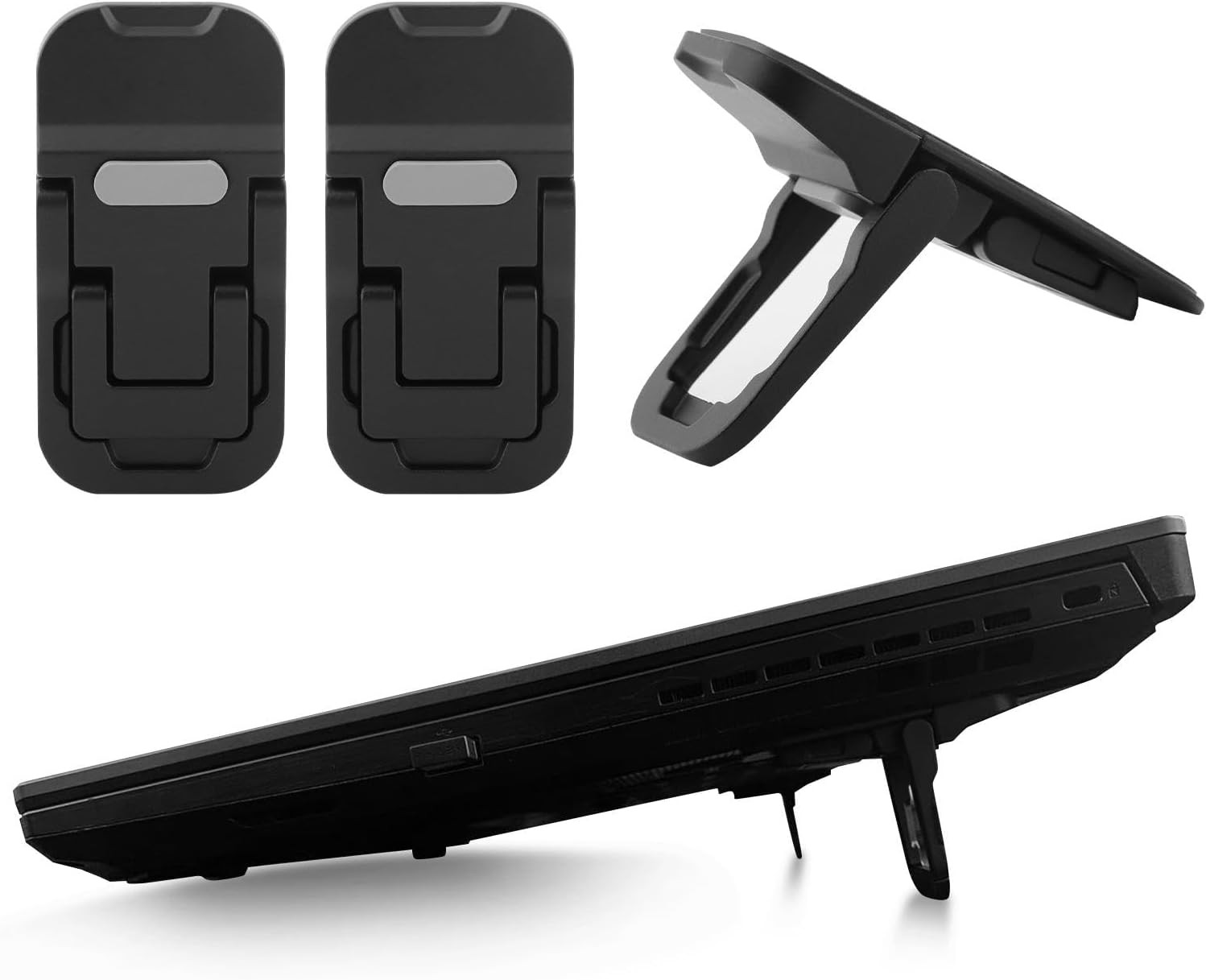 2 Pcs Adjustable Keyboard Lifter for Desk,Portable Anti-Slip Laptop Feet, RiserI