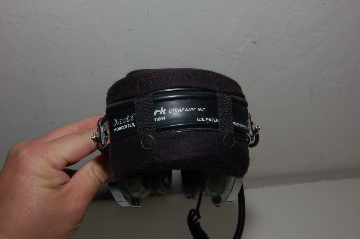 David Clark Headset w/ M-7A Microphone, Single Plug