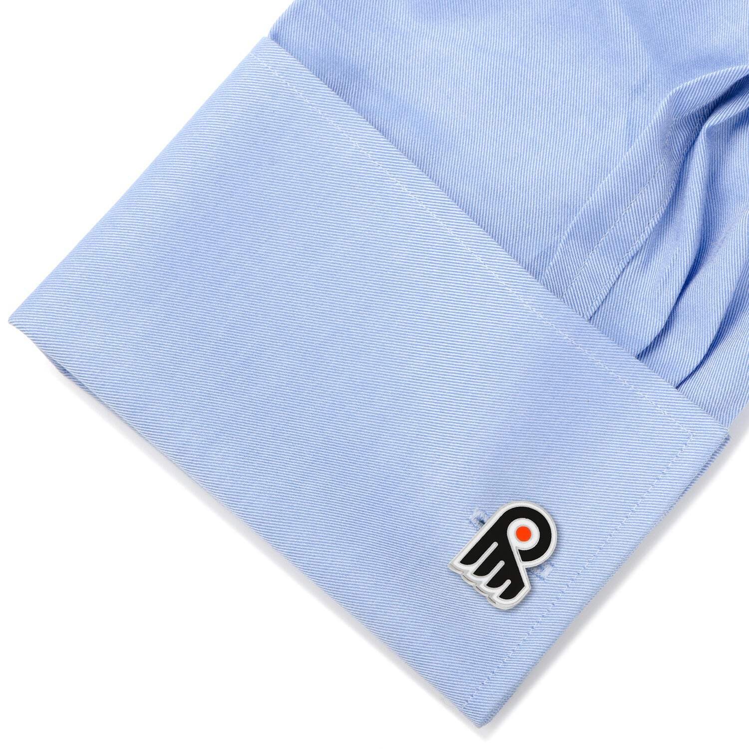 NHL Philadelphia Flyers Silver Cufflinks