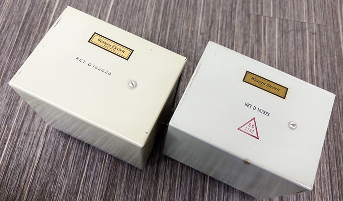 Lot 2 Western Electric D162823 RET Choke Coil Transformer Pair Tested Vintage JP