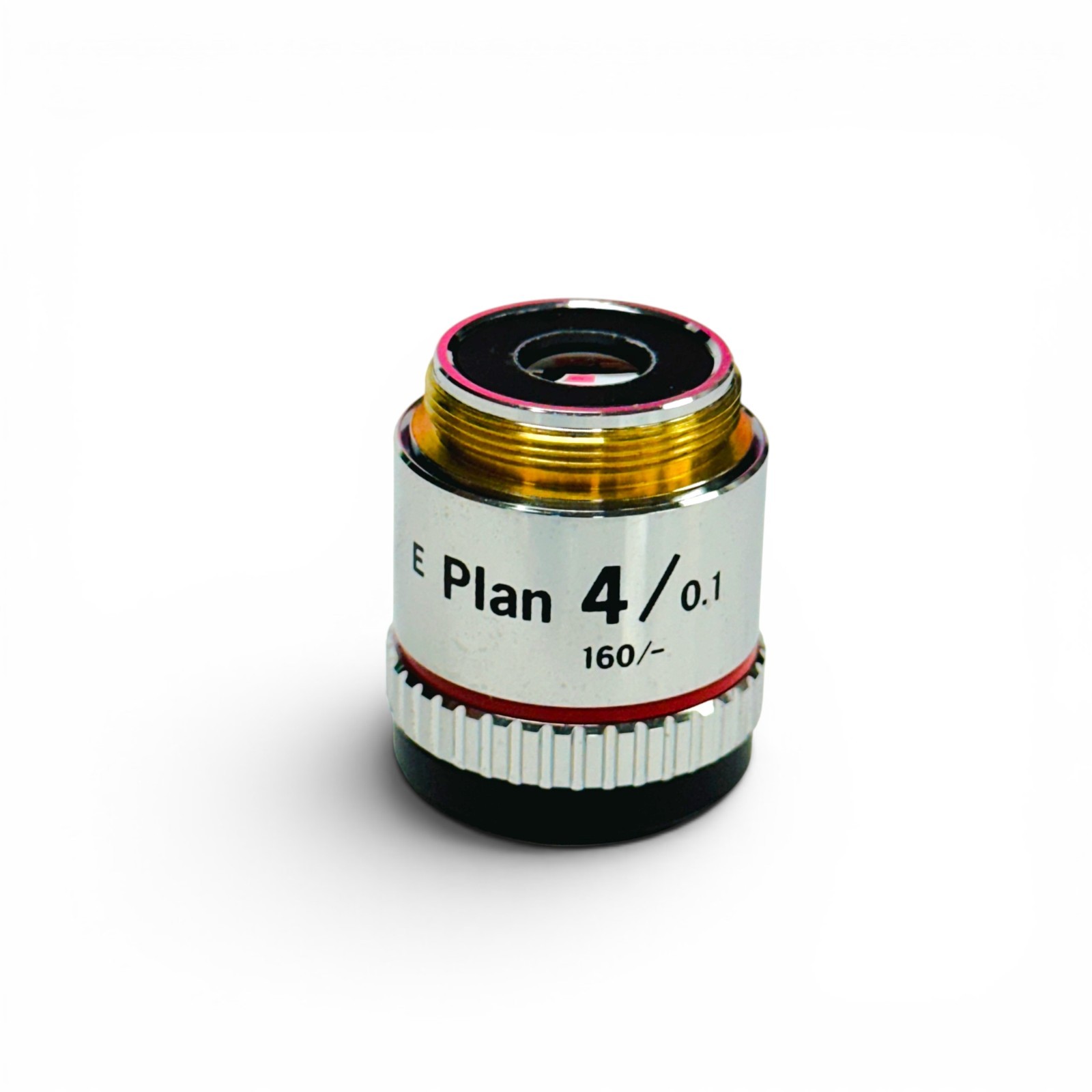 Nikon E Plan 4x/0.1 Microscope Objective Lens 160/- Made in Japan