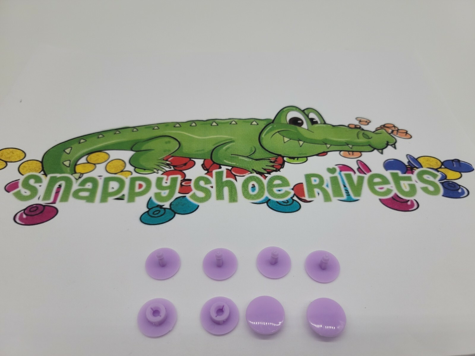 4 PURPLE RIVETS,FASTENER,BUTTON, NEW (FAST SHIP)  fits CROC