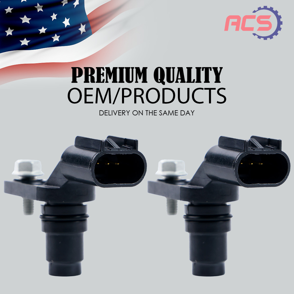 2X OEM Camshaft Position Sensor for Buick Chevrolet Gmc Pontiac Saturn 12577245