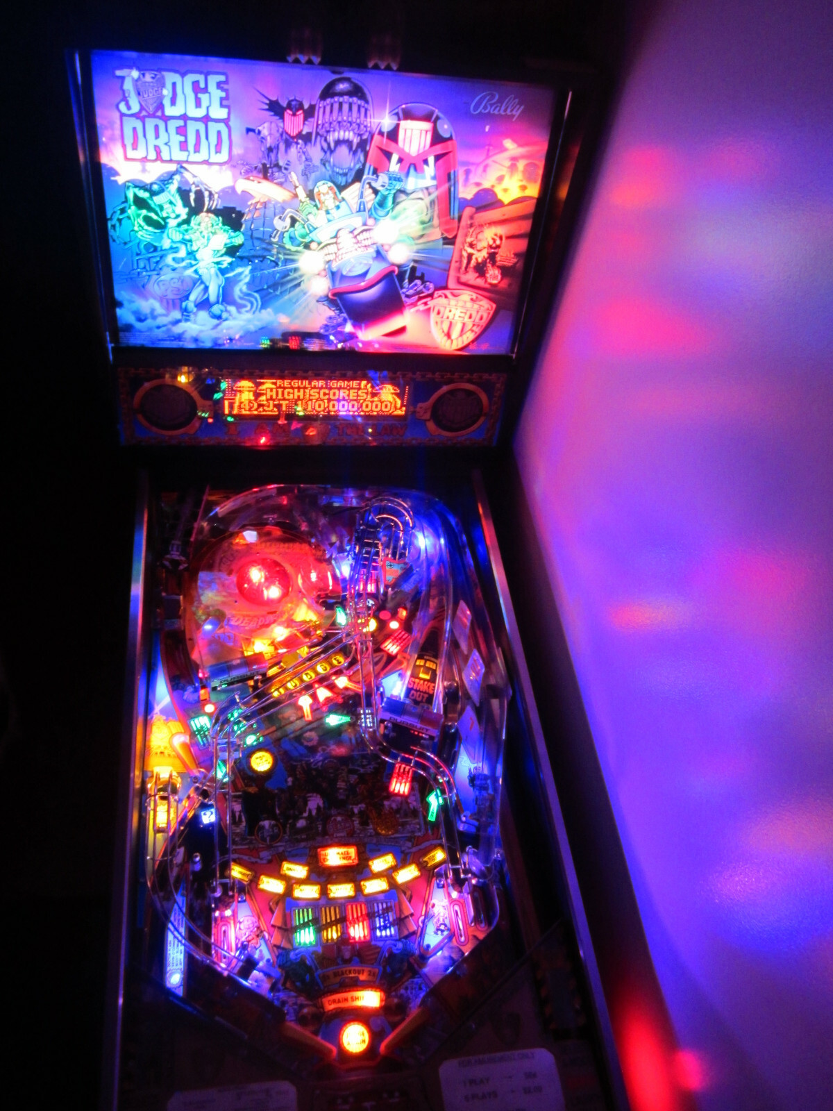 JUDGE DREDD Complete LED Lighting Kit custom SUPER BRIGHT PINBALL LED KIT