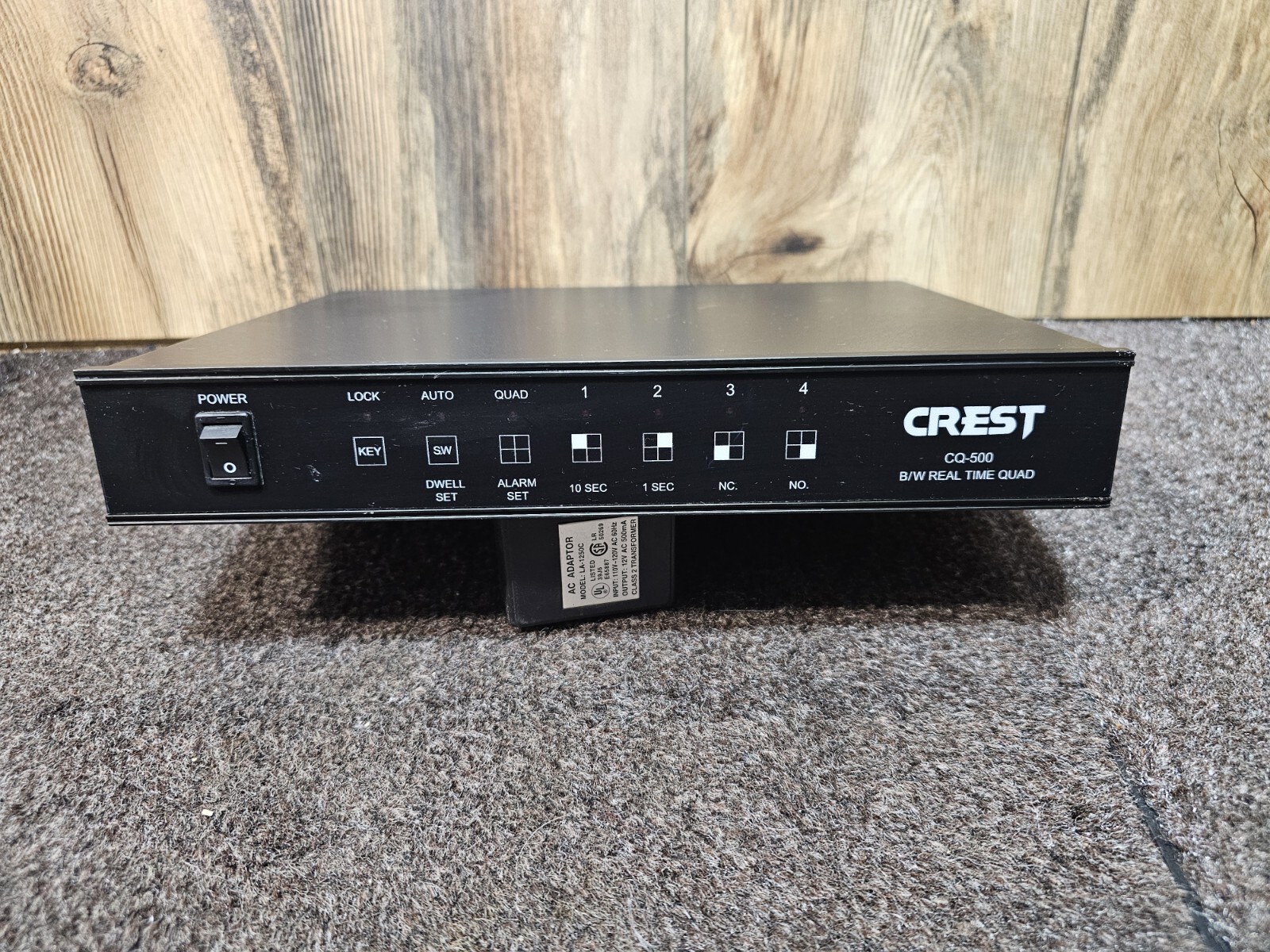 Crest CQ-500 B/W Real Time Quad Screen Compressor