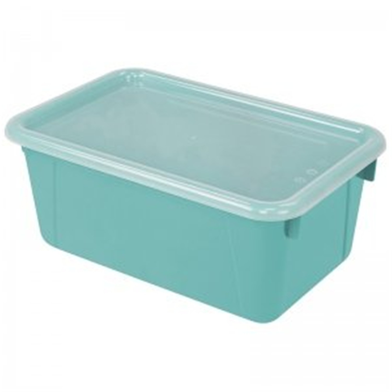Storex Small Cubby Bin, 5-Pack Teal