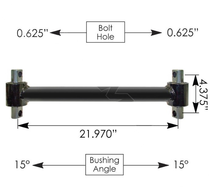 Torque Rod 22.000in IHC Part# 2504006C91, 588118C91, 588118C92, TMR512T